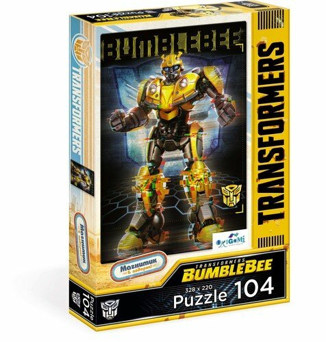Puzzle ORIGAMI 104el Transformers Bumblebee. Sila Autobots + magnet 04610