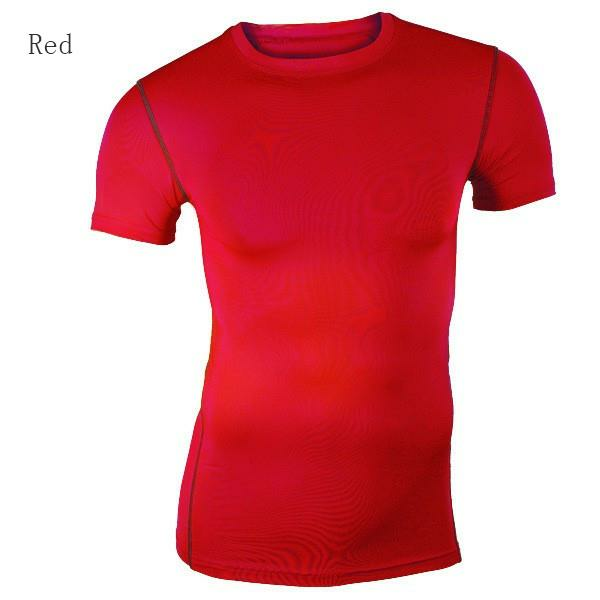 T-skjorte med korte ermer for kroppsbygning for menn