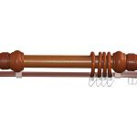 Types of curtain rods for curtains: a photo description, wall mounting