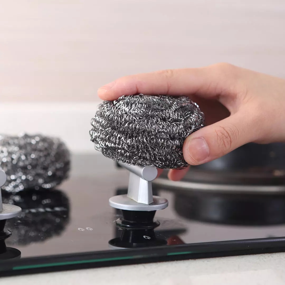 ORDENADOR PERSONAL. / Colocar Bola de acero de limpieza Herramienta de limpieza de cocina duradera de Xiaomi Youpin Cepillo para lavavajillas doméstico Cepillo descontaminador de ollas