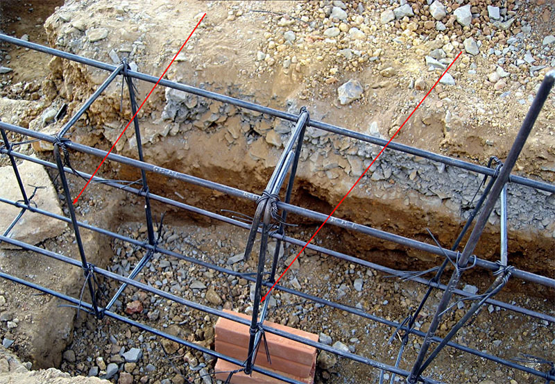 These are the connections between the floors of the frame necessary for compressive strength