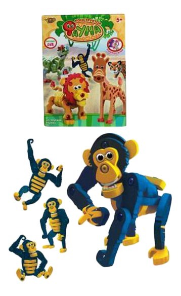 Konstruktoru mīkstais Yako Toys Fauna Monkey M7181-1