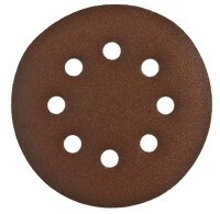 Brusni disk od brusnog papira, 8 rupa, P40, 125 mm, 5 komada