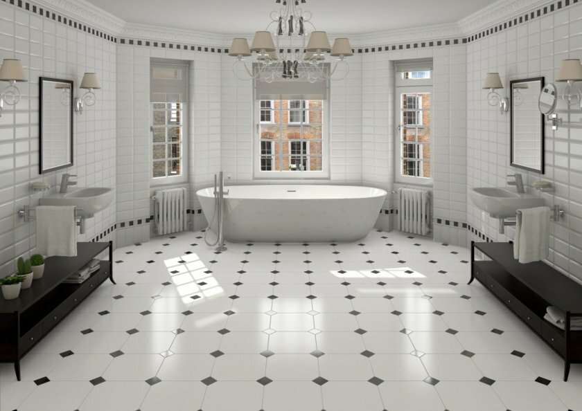ideeën voor het ontwerpen van badkamertegels