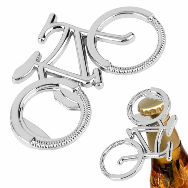 Portable Creative Bottle Beer Bicycle Keychain Keyring For Cycling Bicycle Lover