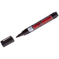 Marcador permanente Multi marcador preto, 3 mm
