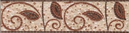 Keramické obklady Ceramica Classic Galatia větev Border 6,5x25