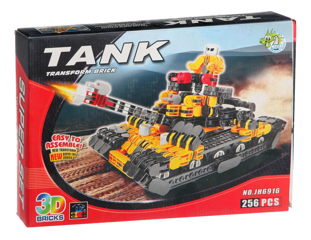 Konstruktor Tank Dragon Toys Stripe 256 det.
