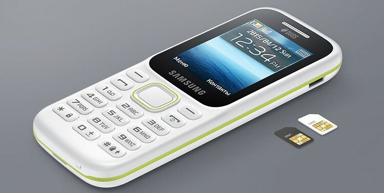 Téléphone à bouton-poussoir " Samsung" - le classique ne vieillit jamais