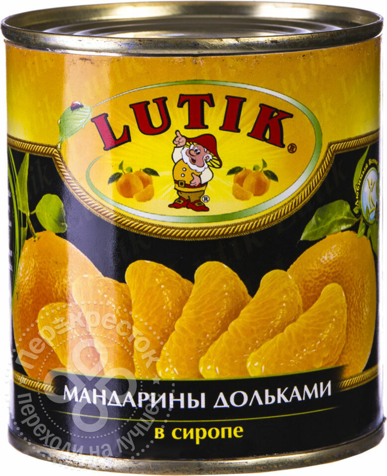 Fatias de tangerinas Lutik em calda 314ml