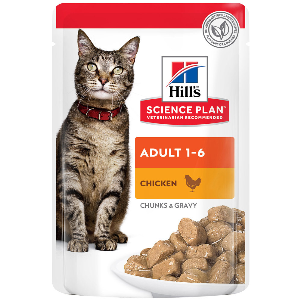Hill \ 's Science Plan Optimal Care Adult 1-6 para gatos Optimal Care Pollo, 85 g