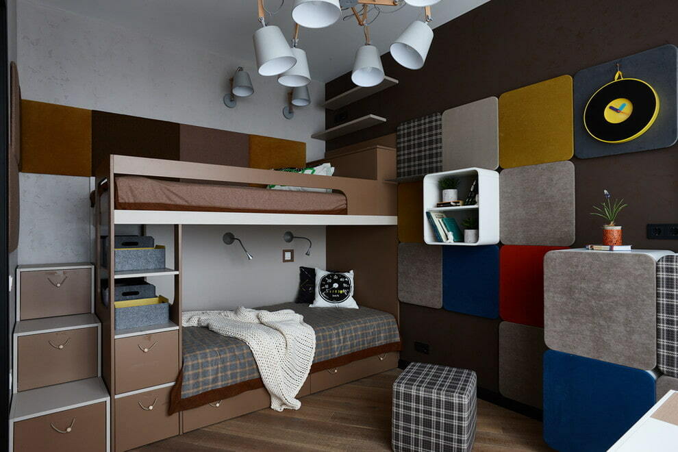 Dvokrevetna soba s krevetom na dva nivoa