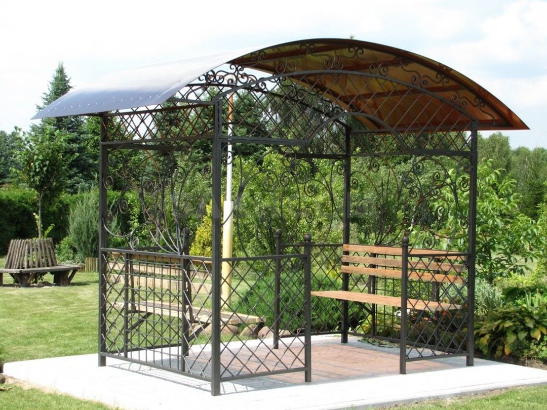 wrought iron garden furniture design ideas