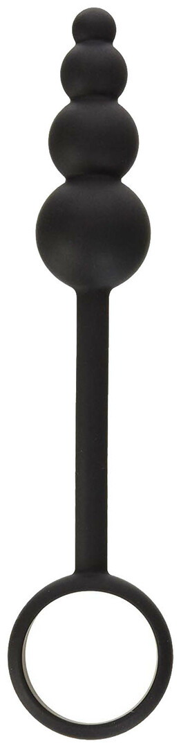 Renegade Ripcord Siyah Anal Boncuklar Uzun Saplı - 22cm