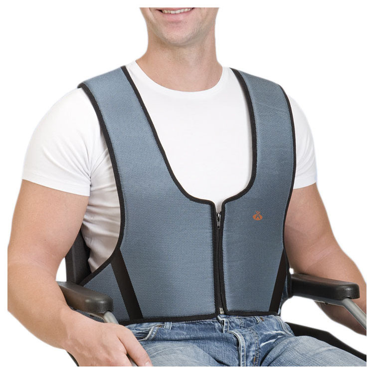 Fixačná vesta na zips Orliman 1000 pre invalidné vozíky veľkosť XS