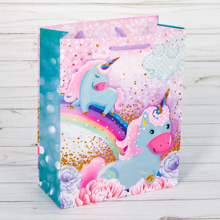 Pakke loddrett laminat " Pink Dreams", L 40 x 31 x 9 cm