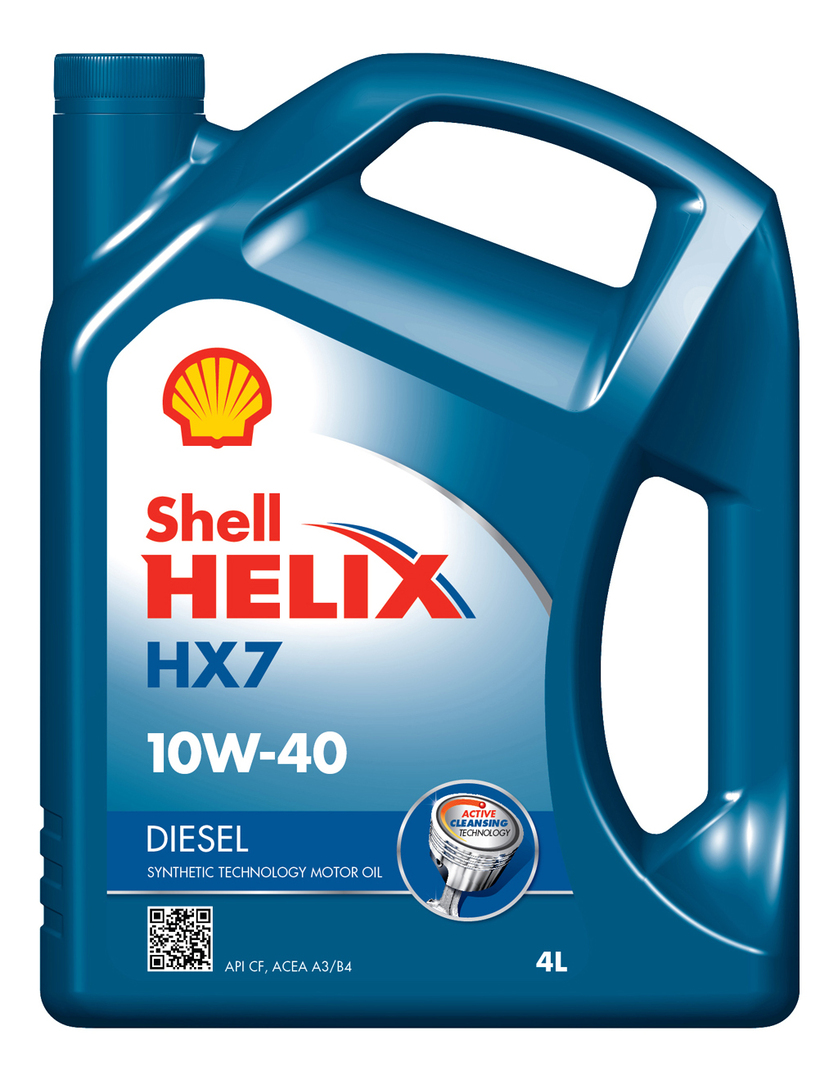 מעטפת שמן הליקס HX7 דיזל 10W-40 4L