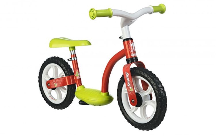Hoe kleurrijker het design van de kinderloopfiets, hoe meer het kind wil rijden. 