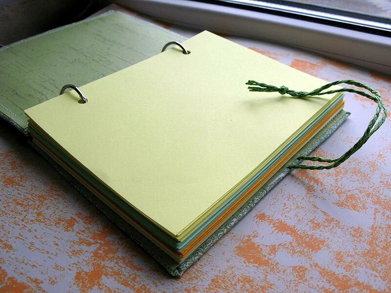 Vorming van een notitieboekje