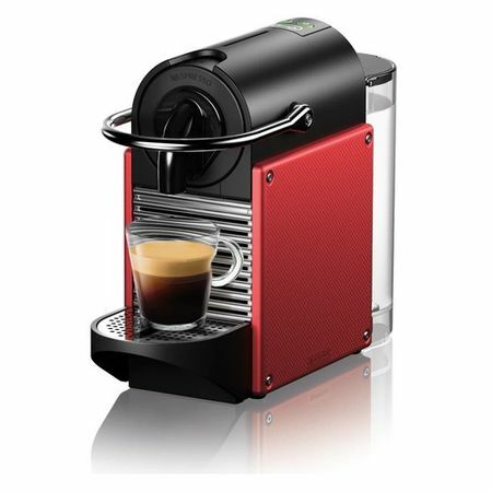 Ekspres do kawy na kapsułki DELONGHI Nespresso EN124.R, 1260W, kolor: czerwony [132191845]