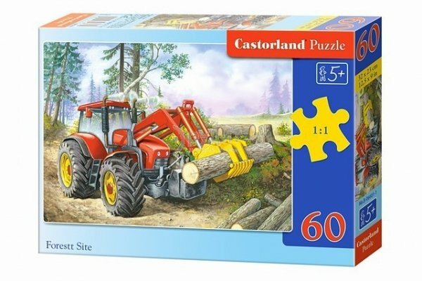 Puzzle Castor Land MIDI Tractor 60el, 32 * 23cm В-06366