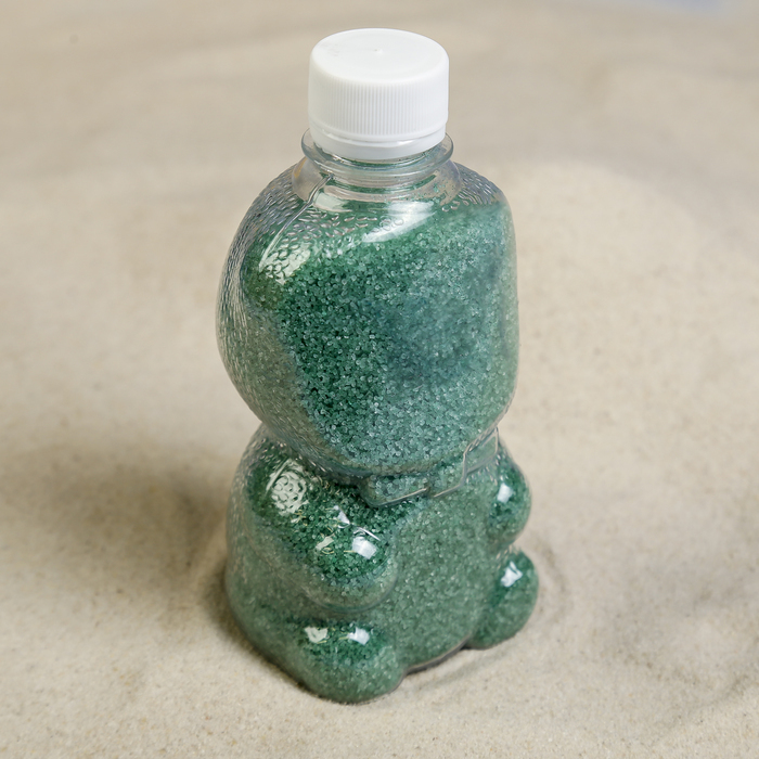 Farbiger Sand in Flaschen \