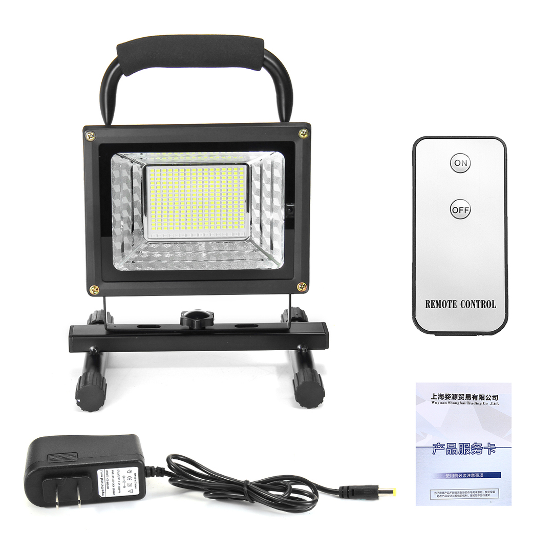256W LED bærbar oppladbar spotlight plen camping flash lampe utendørs