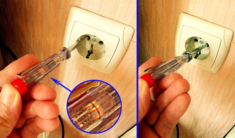 How to quickly check the voltage at the outlet
