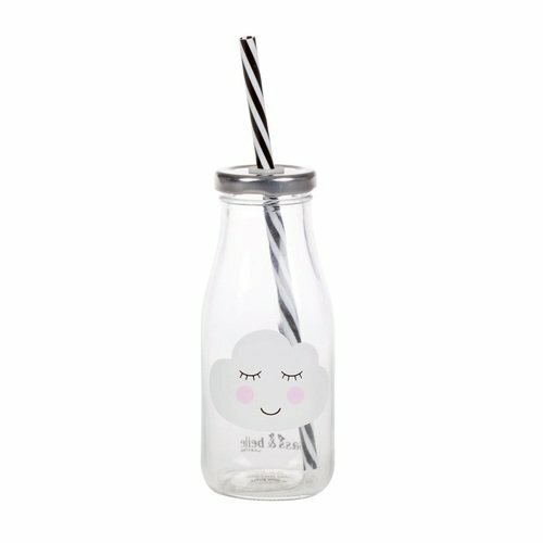 Bottiglia di vetro # e # quot; Sweet Dreams Cloud Mini Latte # e # quot;, 225 ml