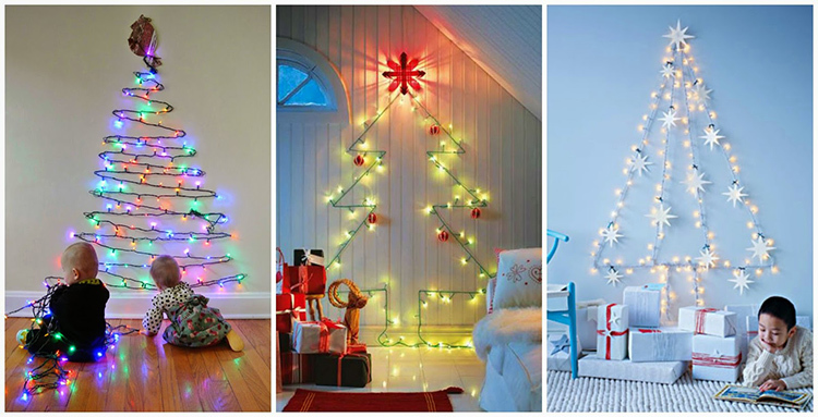 Milyen szép díszíteni a karácsonyfát az otthon számára: fotók érdekes megoldásokról az ünnepi enteriőr számára 2020 -ban