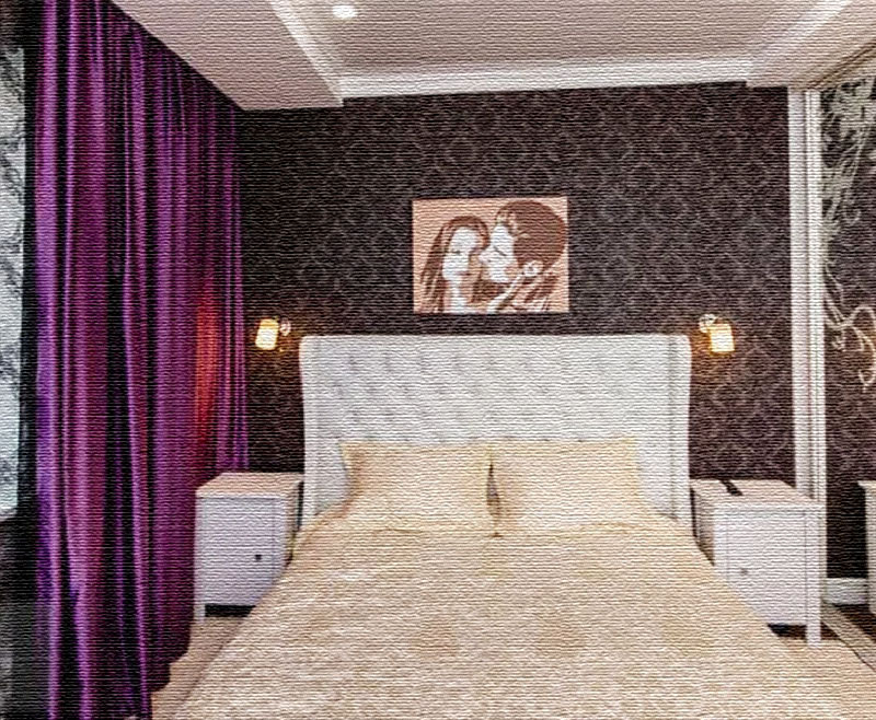 Los ex participantes de " House-2" Yulia y Tigran Salibekov compraron el cuarto apartamento: veamos cómo está decorado