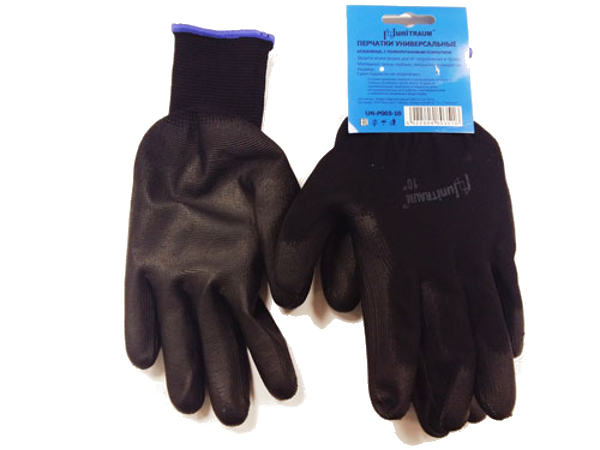 Unitraum gloves size 10 Black UN-P003-10