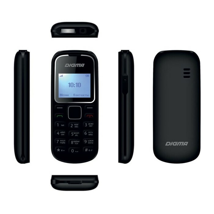 Cep telefonu Digma LINX A105 Siyah, siyah renk