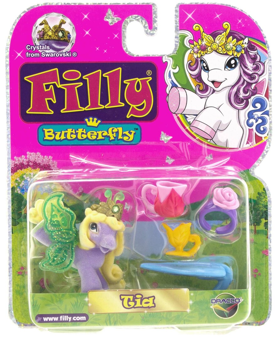 Játsszuk a Filly Glitter pillangókat buborékcsomagolásban