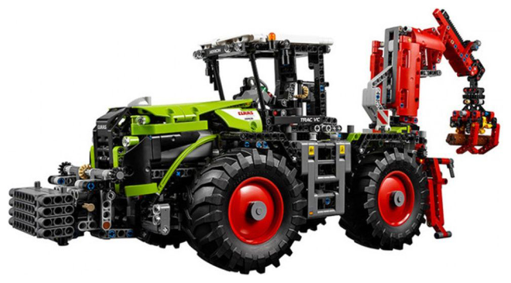Konstrukcijski set Lepin Technics Traktor Claas Xerion 5000 Trac VC