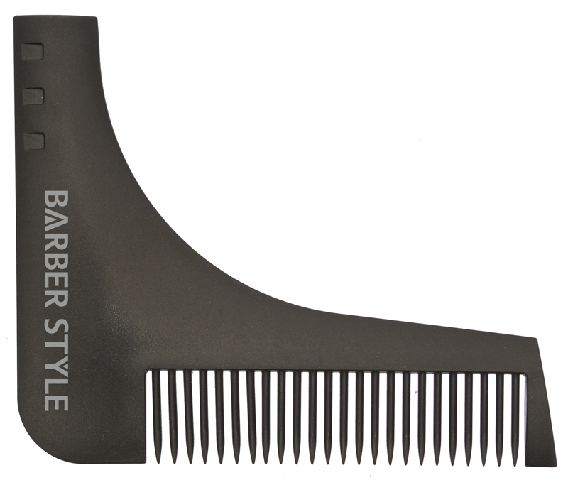 Beard comb (black) 9.5 * 11cm