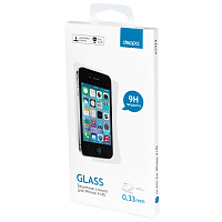 Beschermglas Deppa (Full) 9H 0.2mm voor Apple iPhone 6/6S ontspiegeld zwart gekleurd