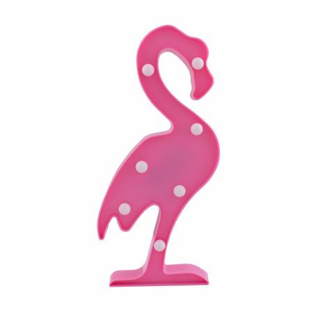 LED nočné svetlo Spustite „Flamingo“ na batériách
