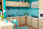 Fantastiska praktiskums: mazgājamas tapetes virtuvei