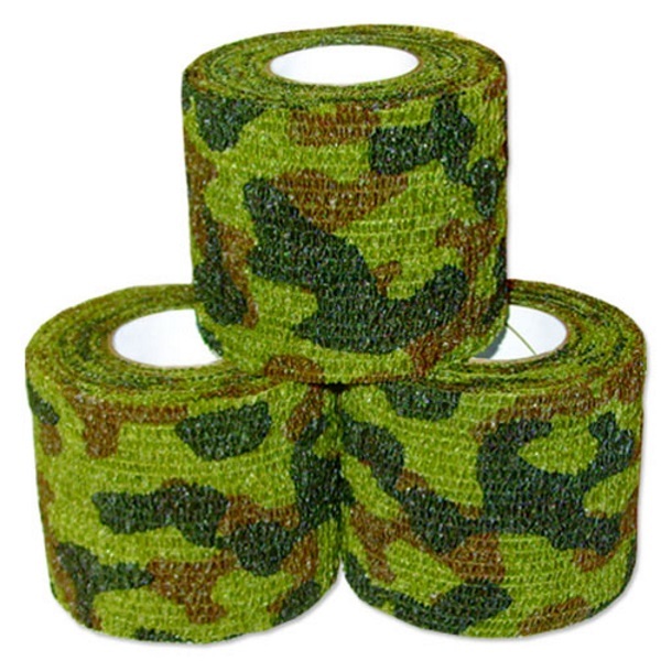 Bandaż elastyczny Andover PetFlex (5 cm x 4,5 m, kamuflaż zielony)