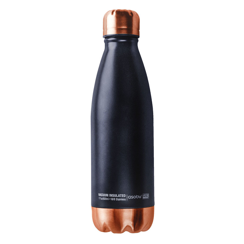 בקבוק תרמוס אסובו סנטרל פארק (0.51 ליטר) שחור / נחושת SBV17 שחור-נחושת