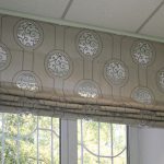 Roman shades with a wall mount with their own hands