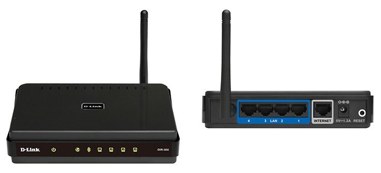 Schrittweise Konfiguration des D-Link DIR-300 Routers