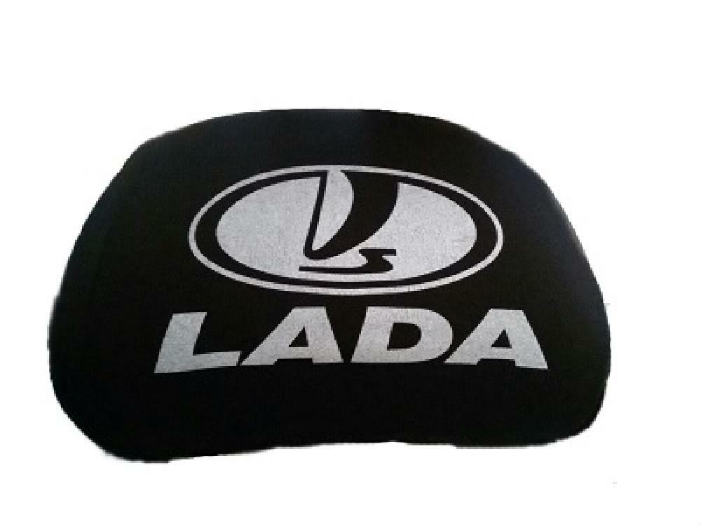 כיסויי משענת ראש שחורים LADA (2 יח ')