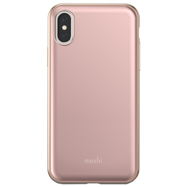 Moshi iGlaze okostelefon tok iPhone XS / X rózsaszínhez
