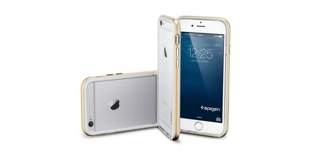 Spigen Neo Hybrid EX Bumper Case voor Apple iPhone 6 Plus / 6S Plus Champagne Goud (SGP11061)