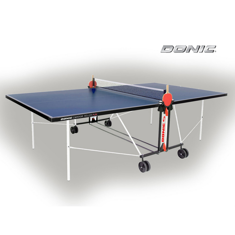 שולחן טניס דוניק רולר חיצוני כיף כחול עם רשת 4 מ" מ 230234-B