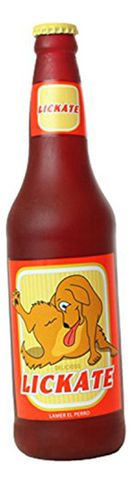 Silly Squeakers Dog Squeaker, vinil, steklenica piva 7x26 cm