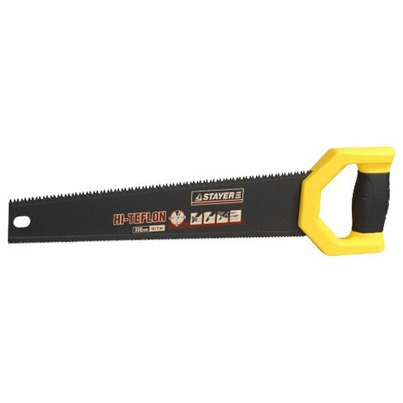 Hacksaw for wood 350mm double-sided two-component handle STAYER HI-TEFLON 2-15089