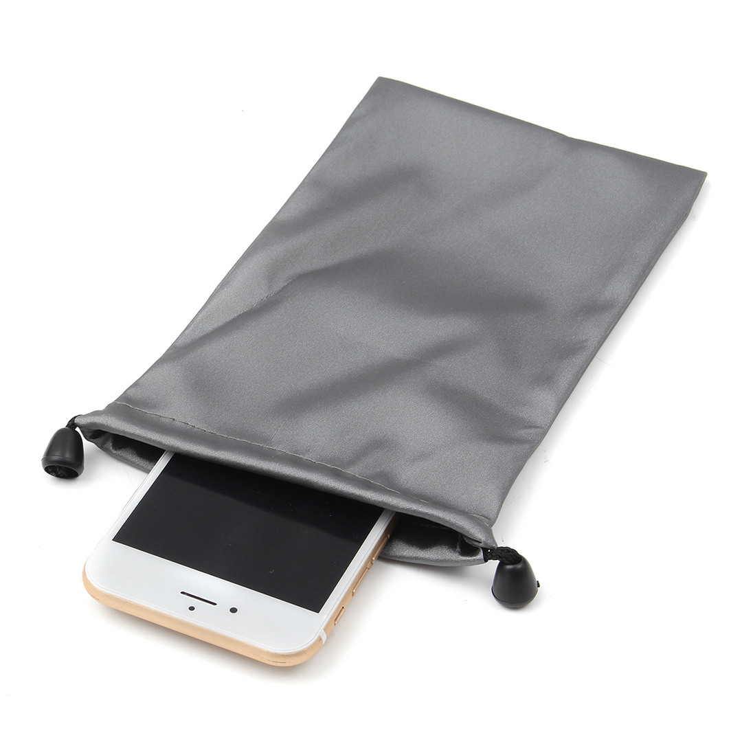 Universal Waterproof Drawstring Mobile Phone Bag Portable Case Power Bank Cable Storage Bag